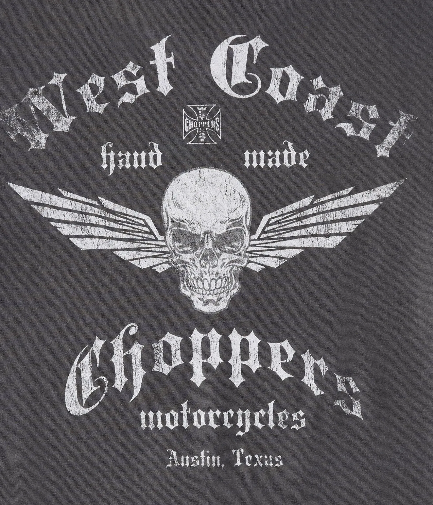 West Coast Choppers Skull Relaxed Graphic Tee