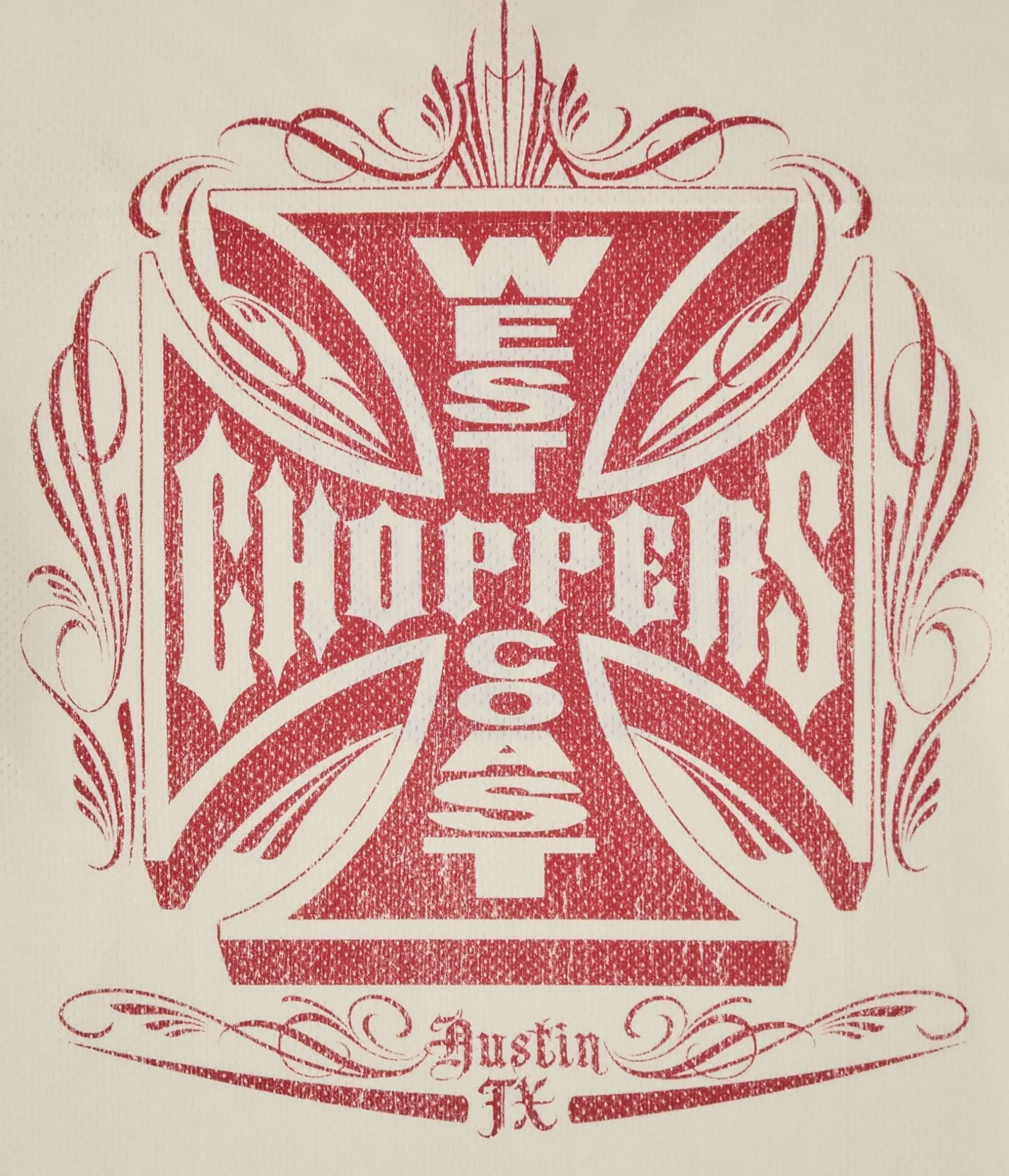 West Coast Choppers V-Neck Boxy Mesh Jersey